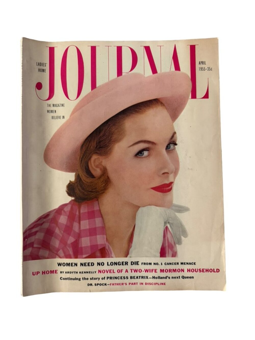 Vintage April 1955 Ladies Home Journal Magazine Princess Beatrix Mid Century Ads